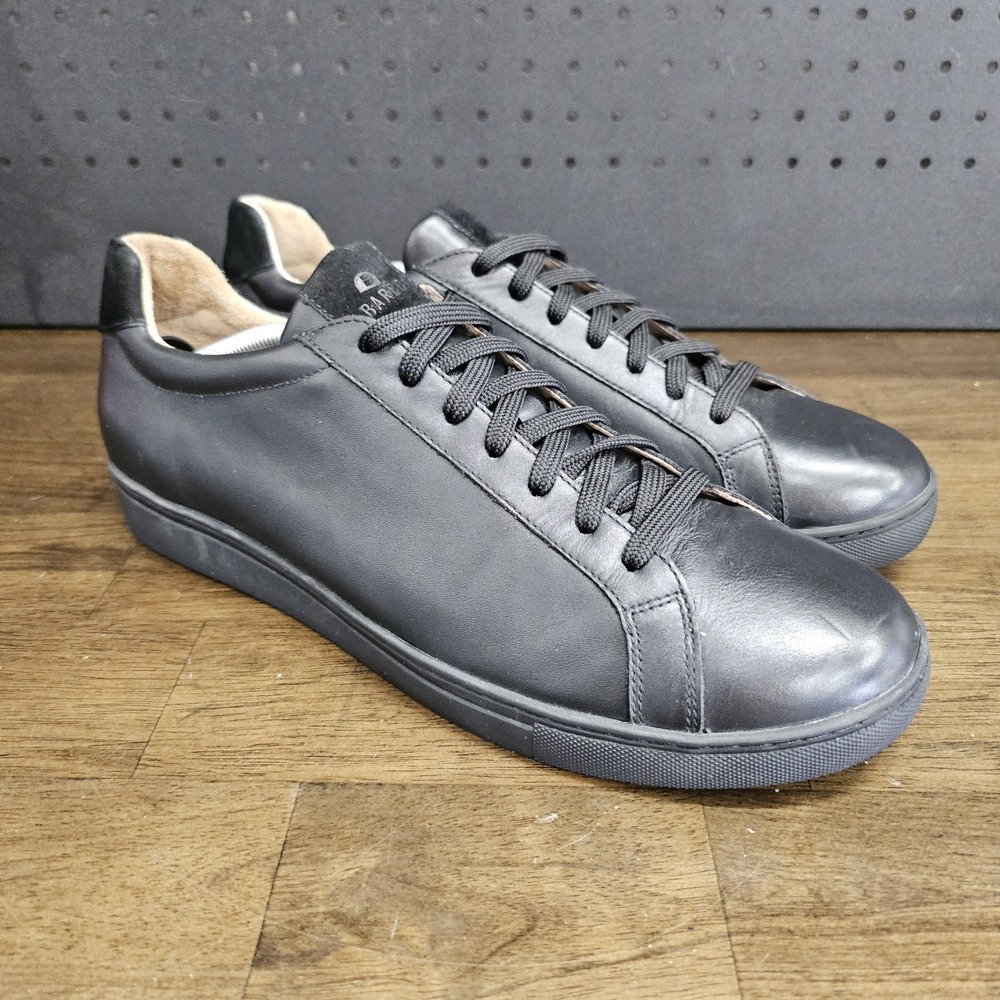 Bared Footwear Sneaker Sulphur Mens US‎ 12 EU 46 Black On Black Leather Casual